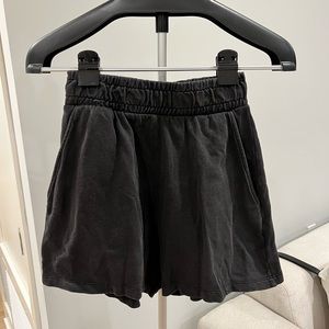 Zara charcoal black shorts